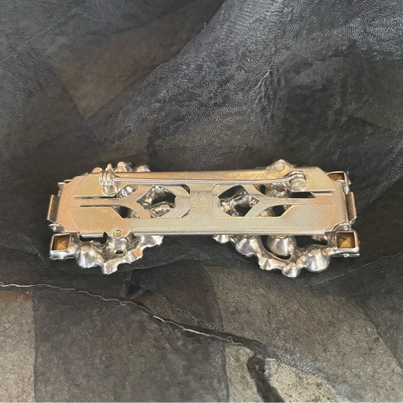 Antique Art Deco Duette Brooch Pin Vintage - Picture 4 of 15